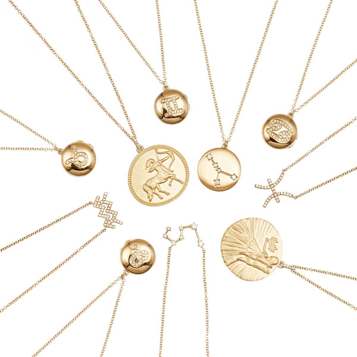 Daily Horoscope Diamond Necklace Aquarius