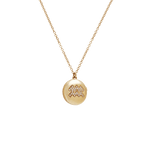 Daily Horoscope Diamond Locket Necklace Aquarius