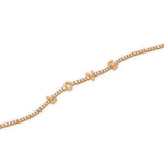 Love and Other Words Personalized Diamond Tennis Bracelet