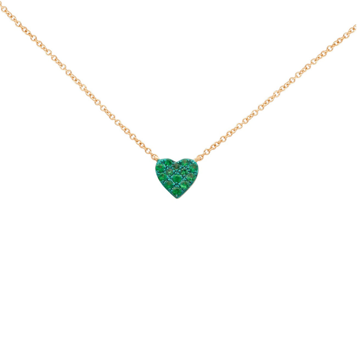 Verdant Heart 14K Yellow Gold Necklace