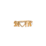 Mom and Other Words Personalized Diamond Ring